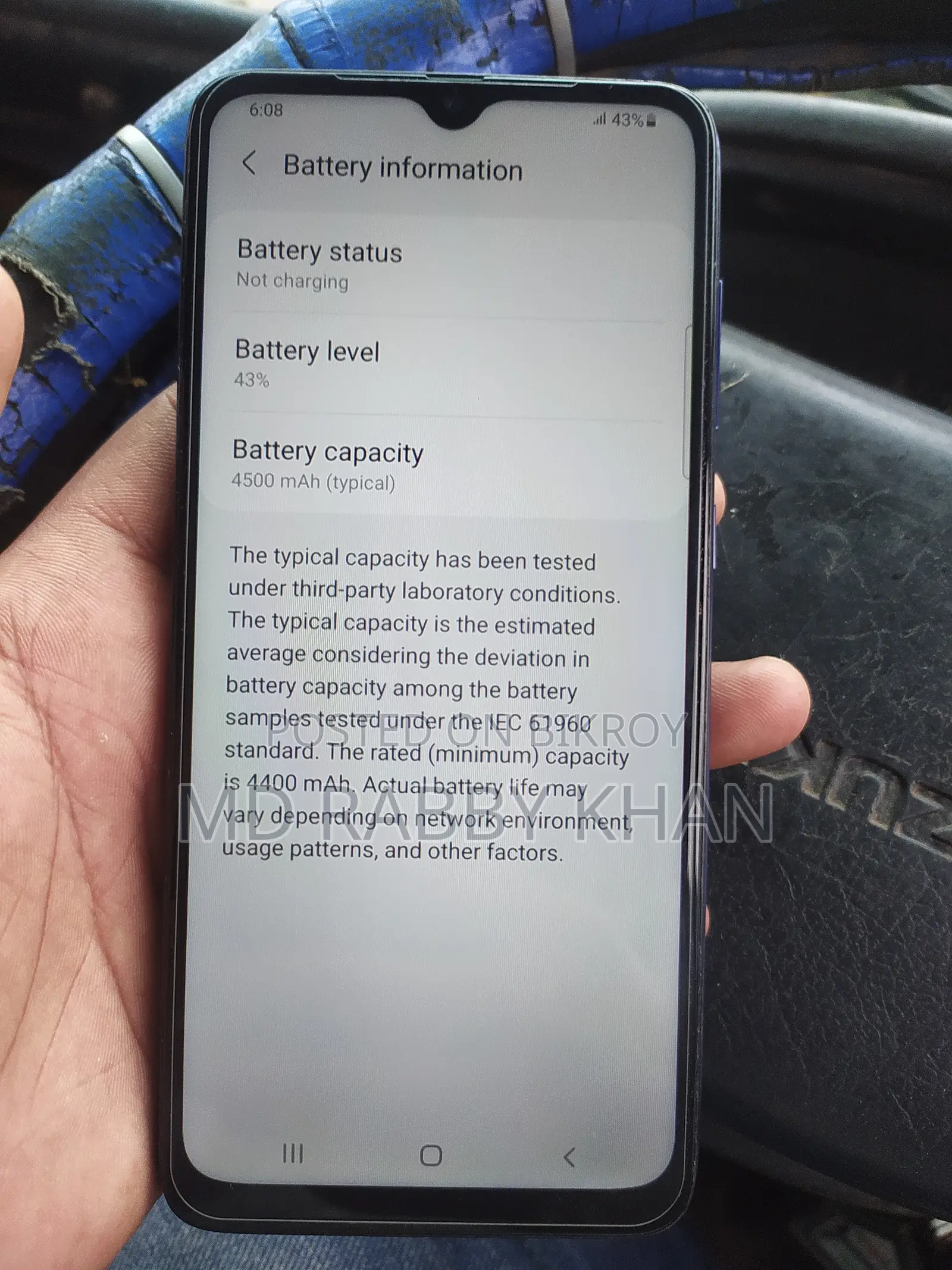 Samsung Galaxy A70 128 GB Blue
