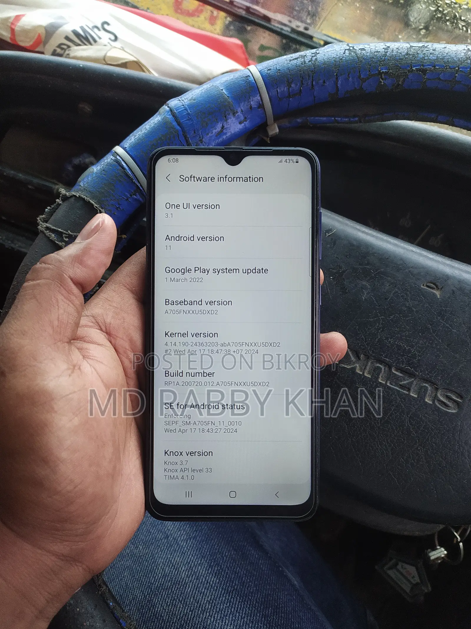 Samsung Galaxy A70 128 GB Blue