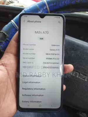Samsung Galaxy A70 128 GB Blue