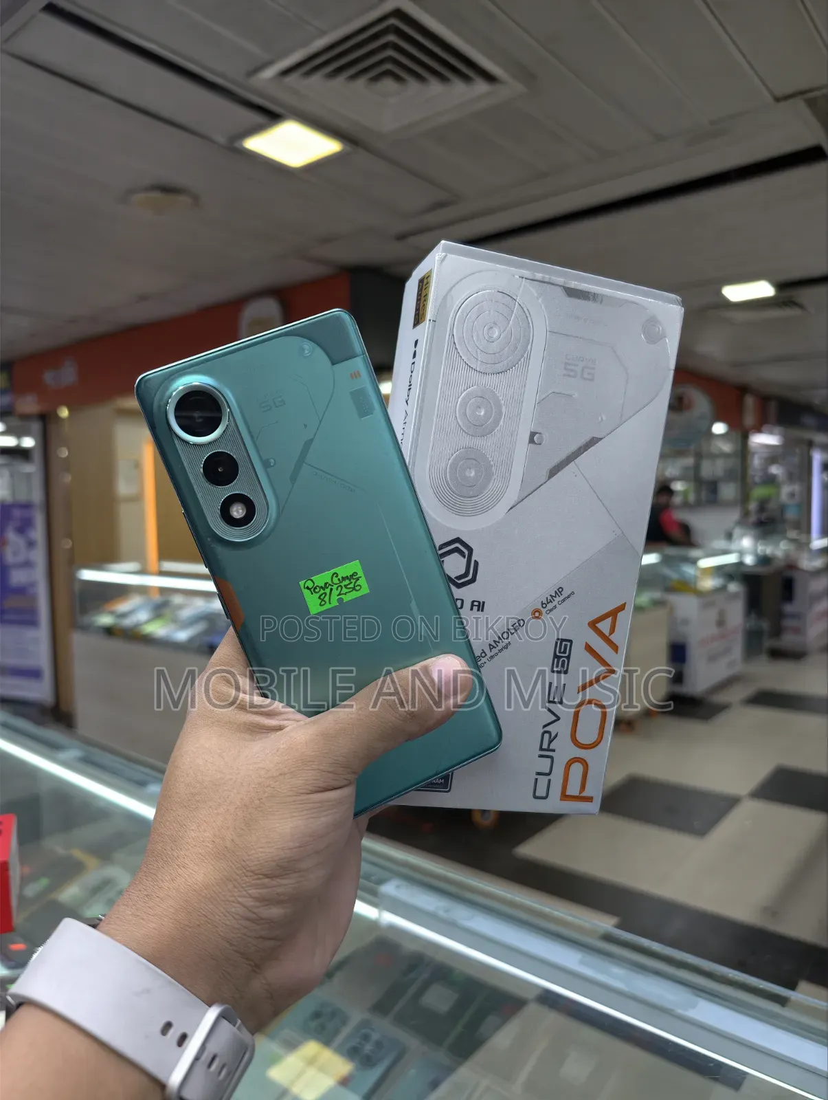 Tecno Pova Curve 256 GB Green