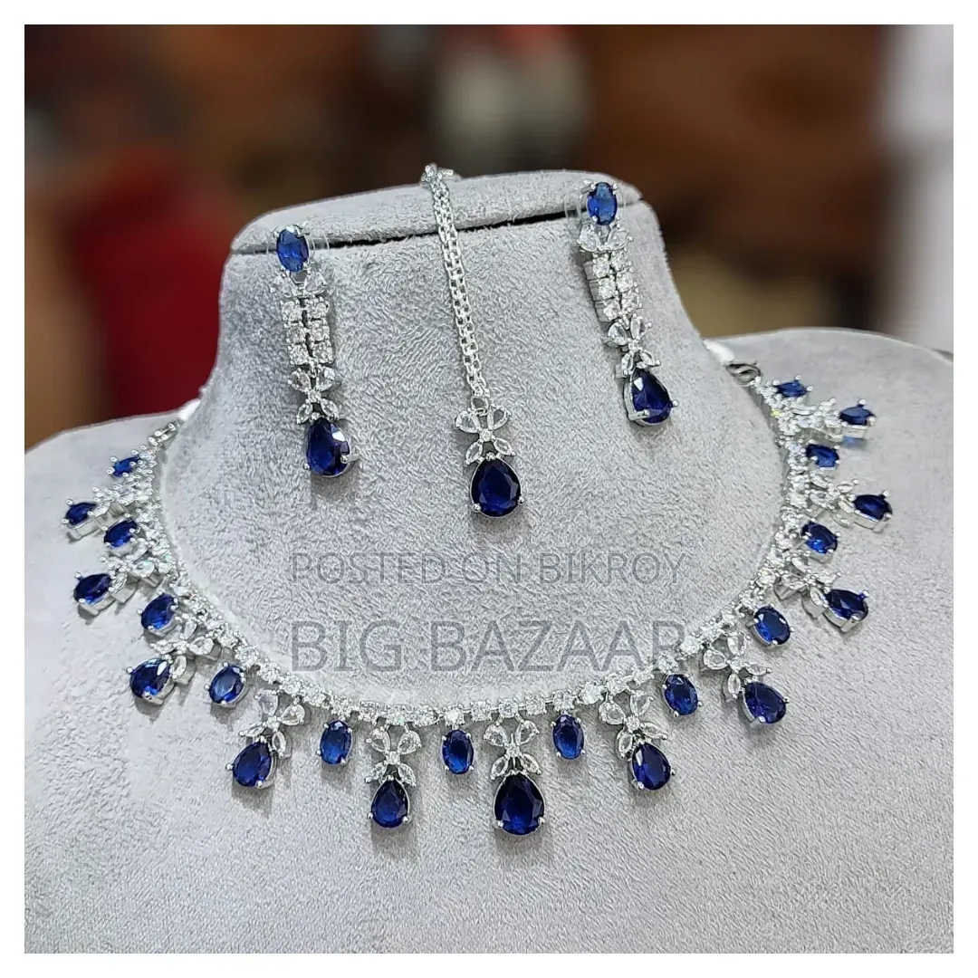 Bridal AD Crystal Jewelry Set