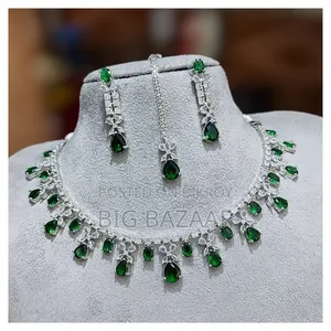 Bridal AD Crystal Jewelry Set