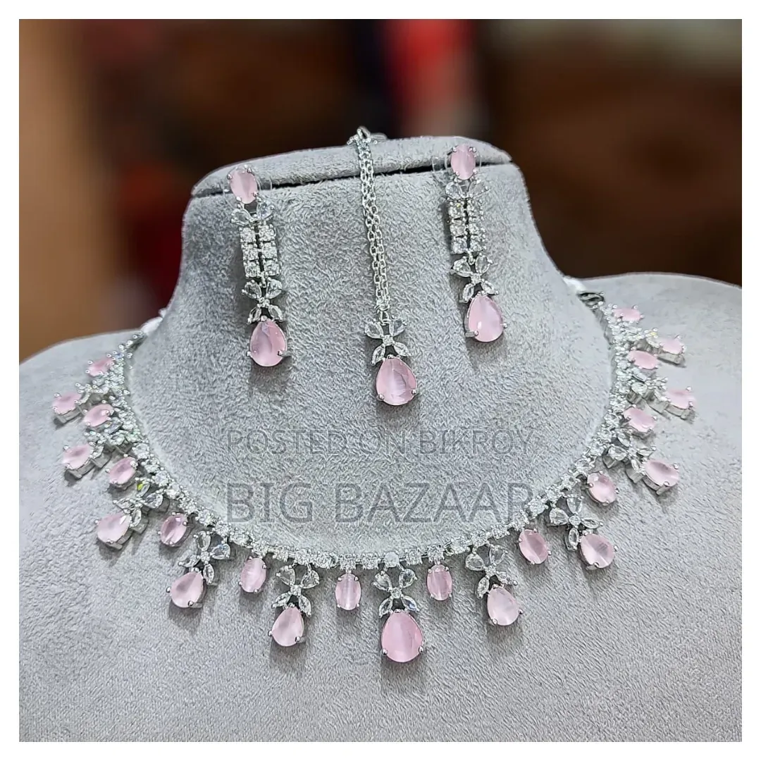 Bridal AD Crystal Jewelry Set
