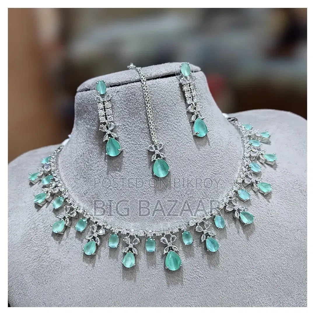 Bridal AD Crystal Jewelry Set