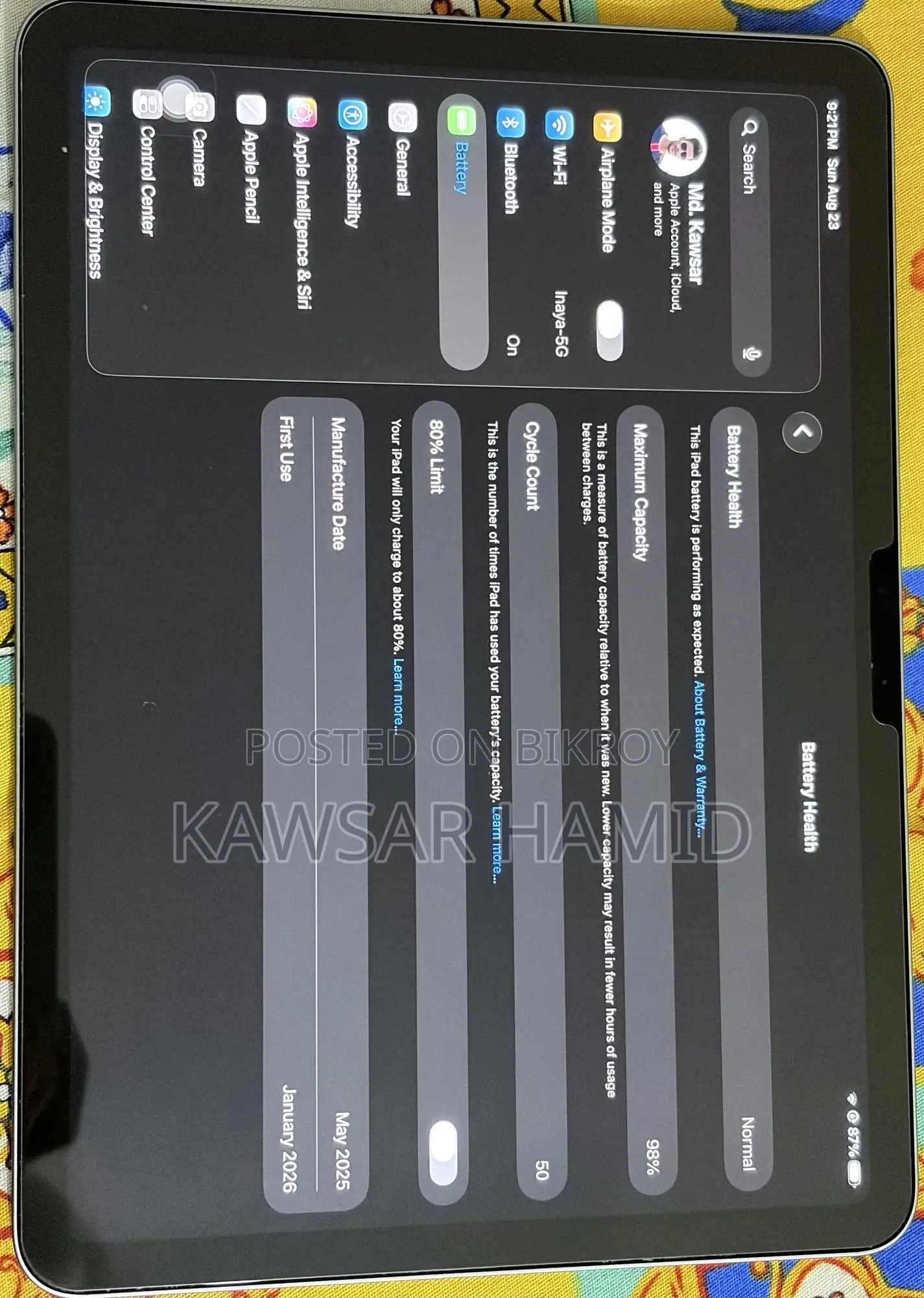 Apple iPad Air 11 (2026) 128 GB Gray