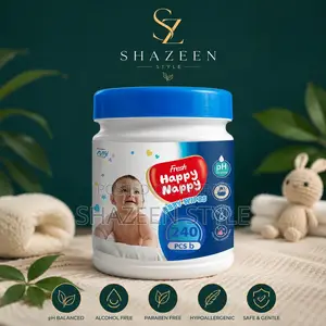 ফ্রেশ হ্যাপি ন্যাপি বেবি ওয়াইপস (জার) – ২৪০ পিস