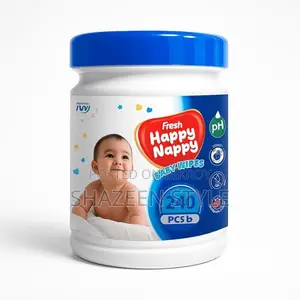 ফ্রেশ হ্যাপি ন্যাপি বেবি ওয়াইপস (জার) – ২৪০ পিস