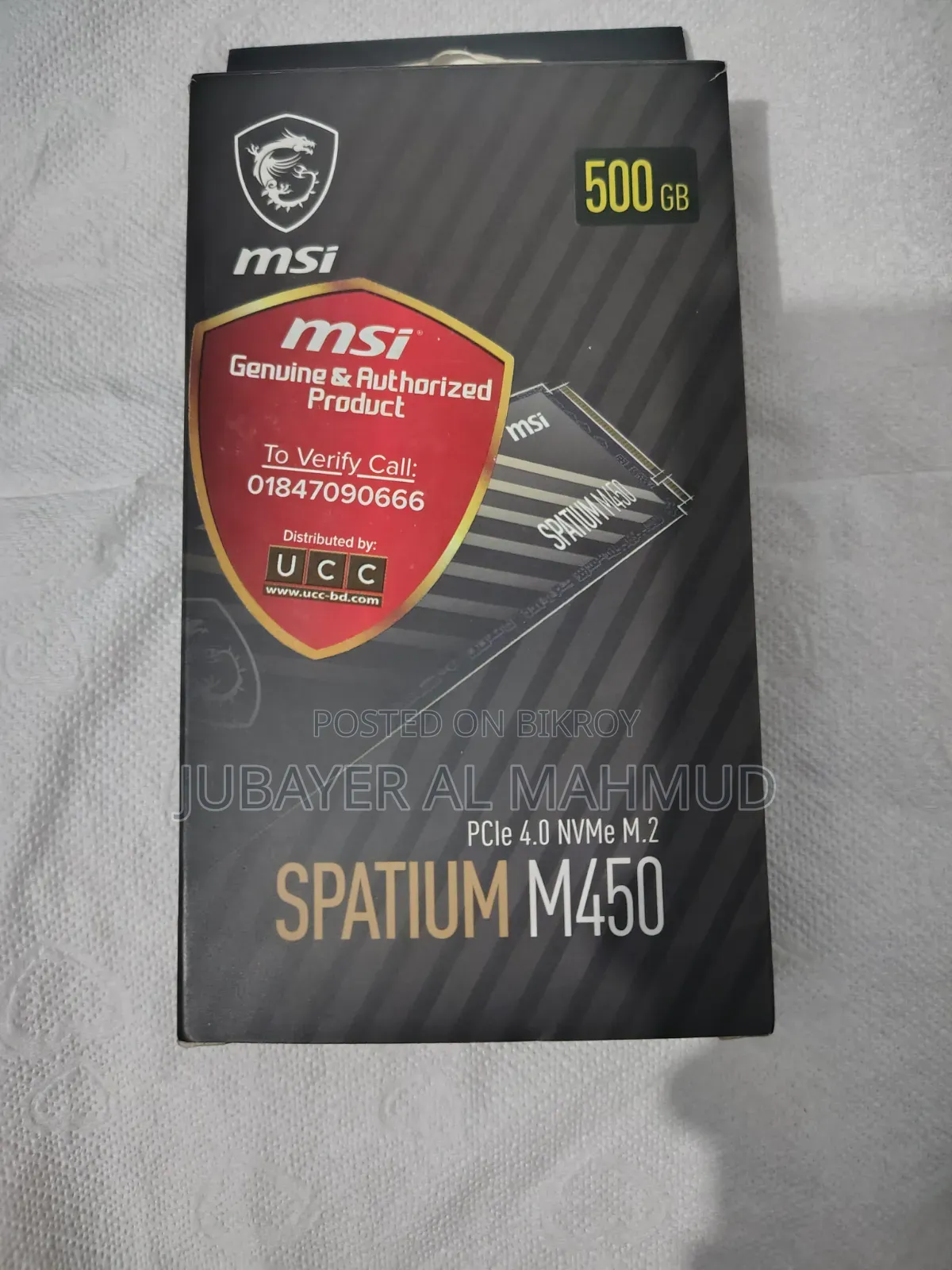 Msi Spatium M450 Gen 4.0 SSD