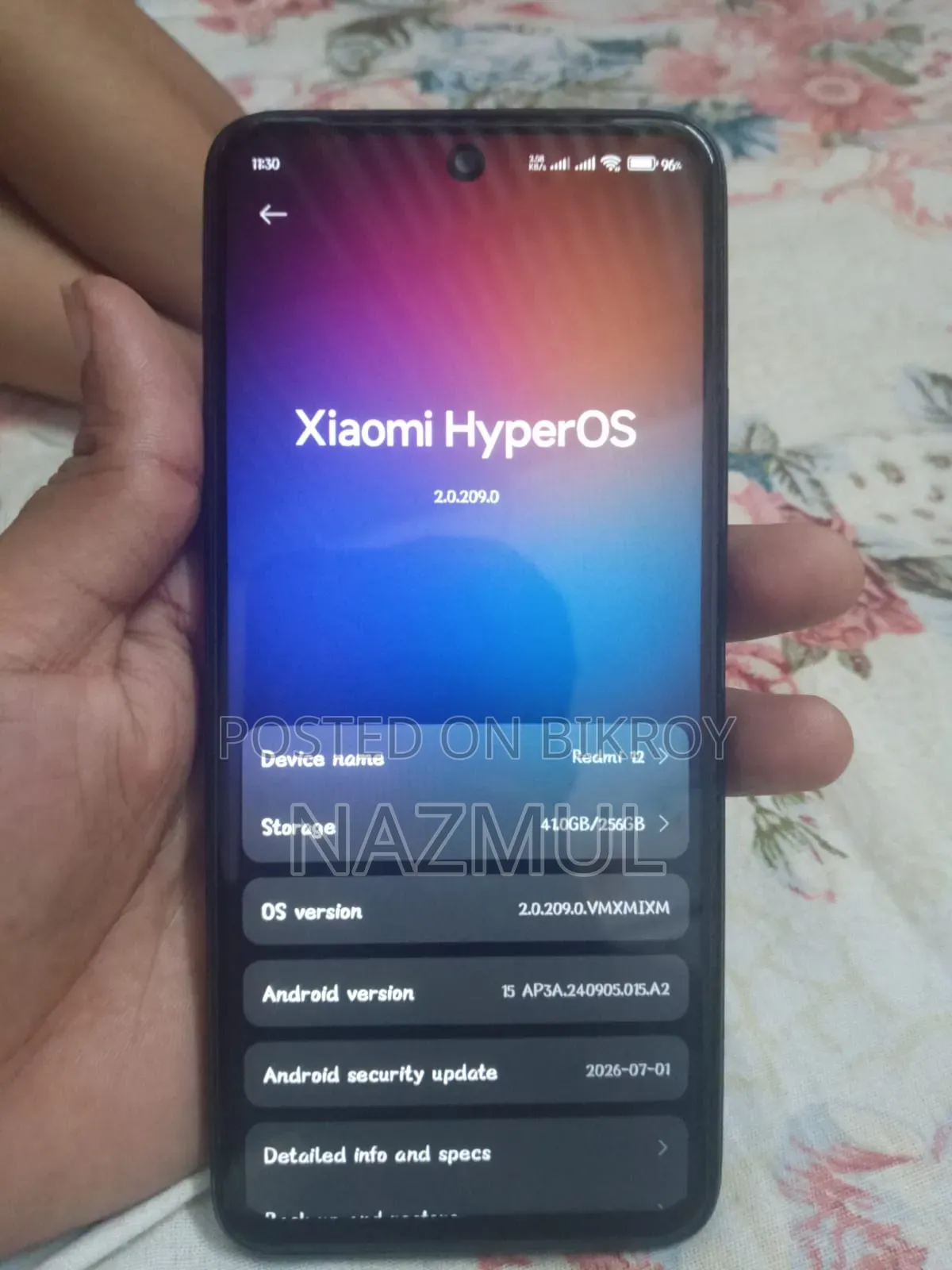 Xiaomi Redmi Note 12 256 GB Black