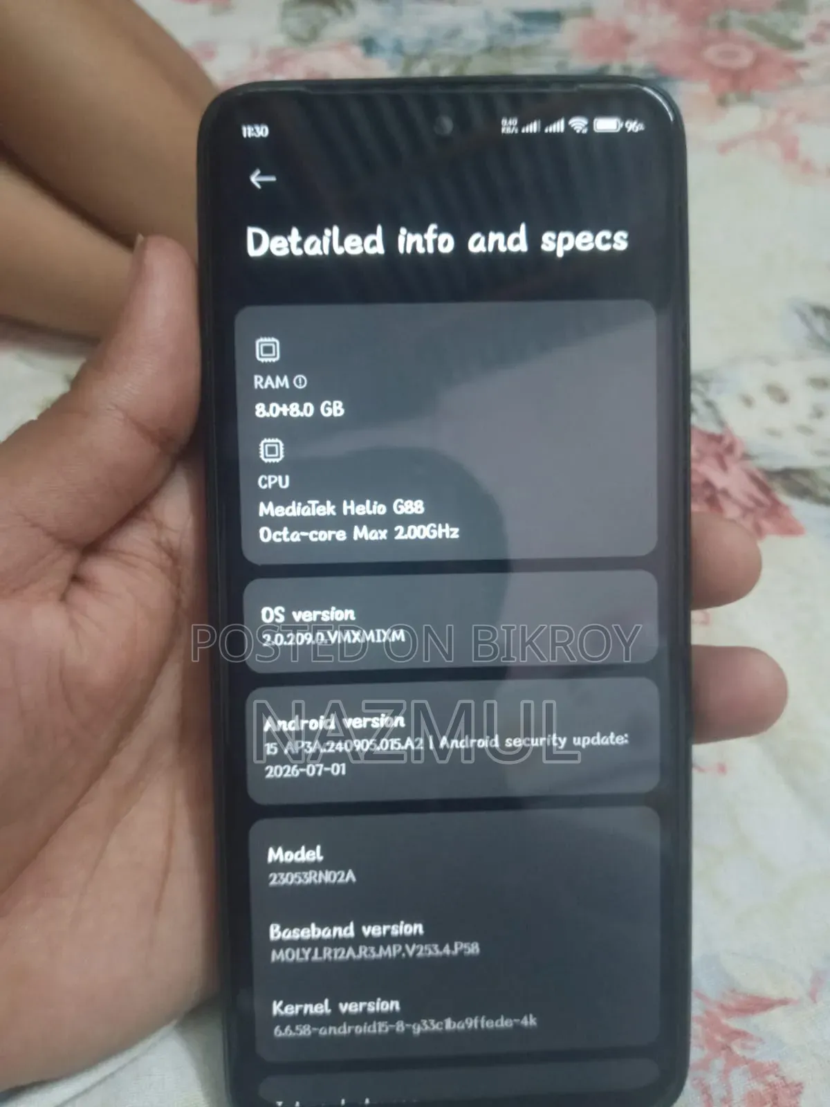 Xiaomi Redmi Note 12 256 GB Black