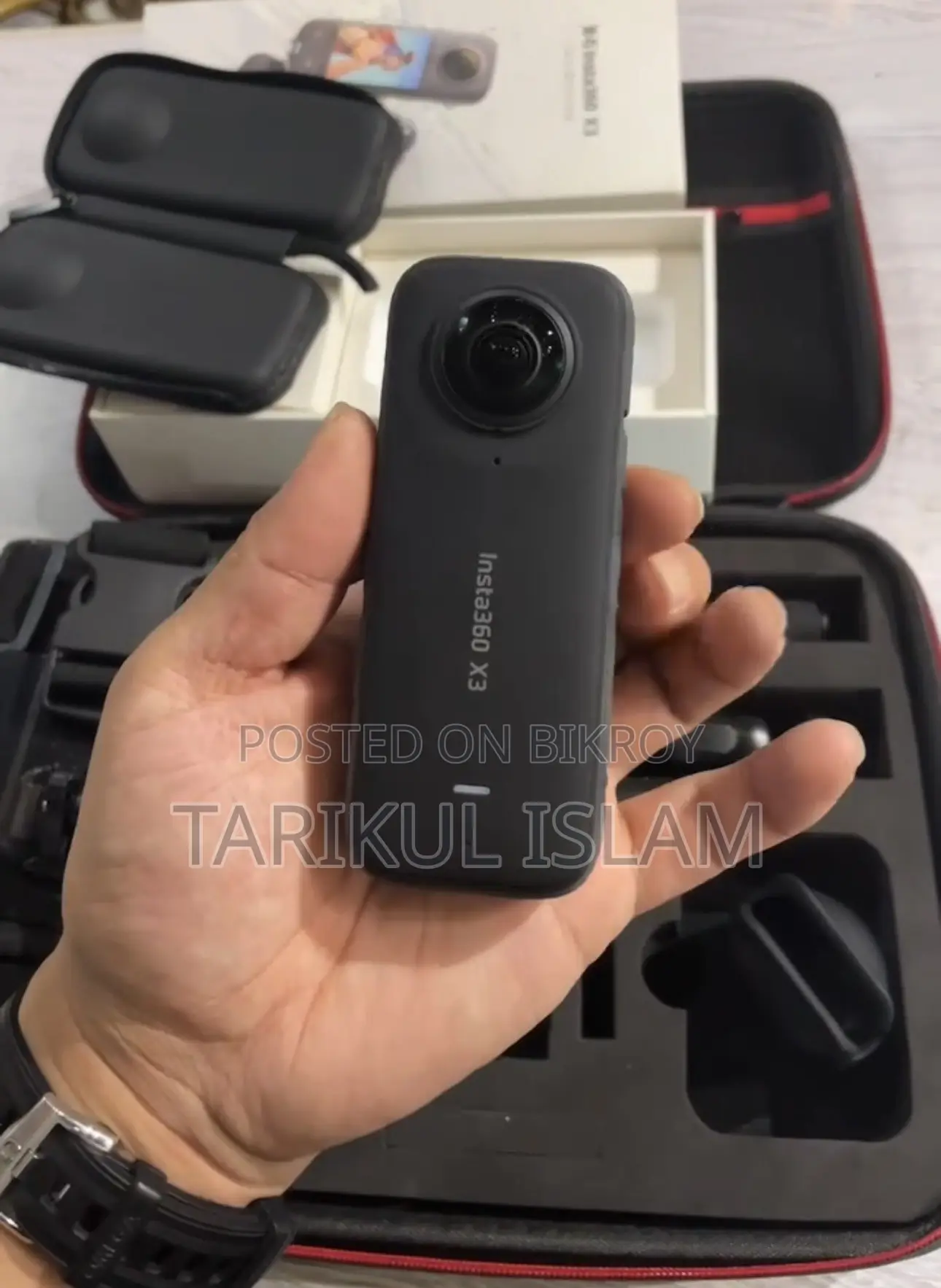 Insta360 X3 360° অ্যাকশন ক্যামেরা - ফুল অ্যাকসেসরিজ বান্ডেল