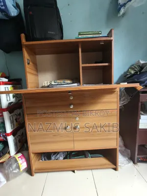 Almost Brand New স্টাডি টেবিল ও ক্যাবিনেট (মাত্র ২ মাস ব্যবহৃত)