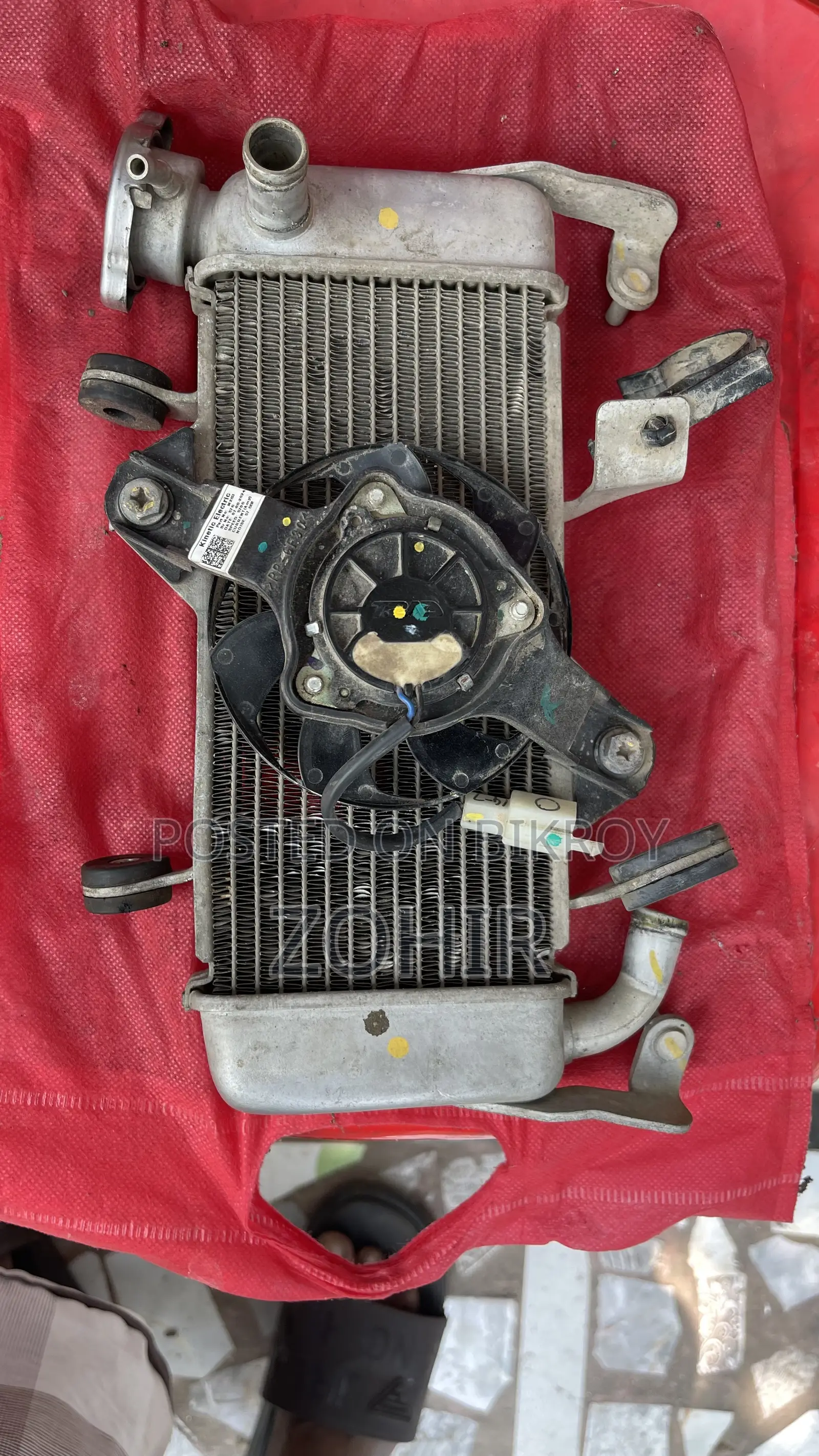 Original Used Yamaha R15 Radiator With Fan Full Fresh