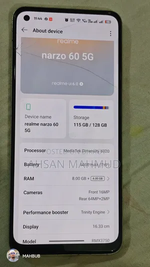 Realme Narzo 60 128 GB Orange