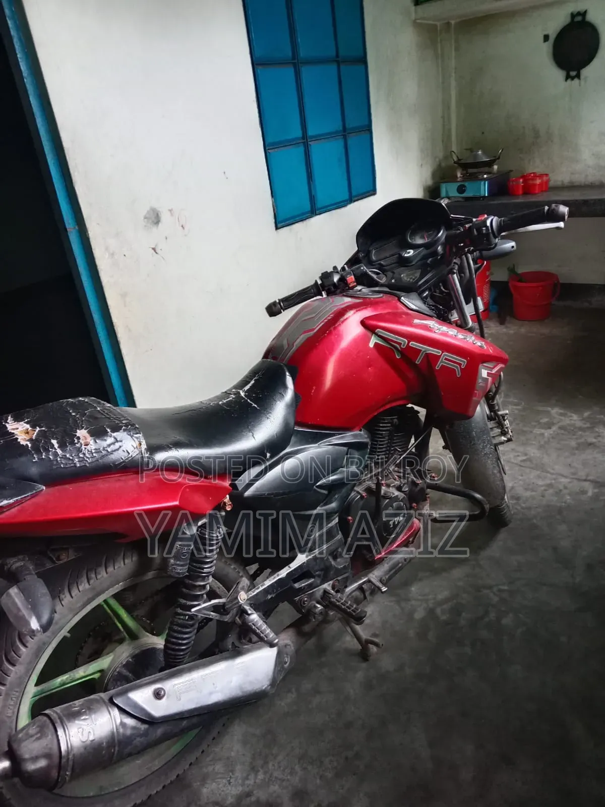 TVS Apache RTR 160 2V 2017 Red