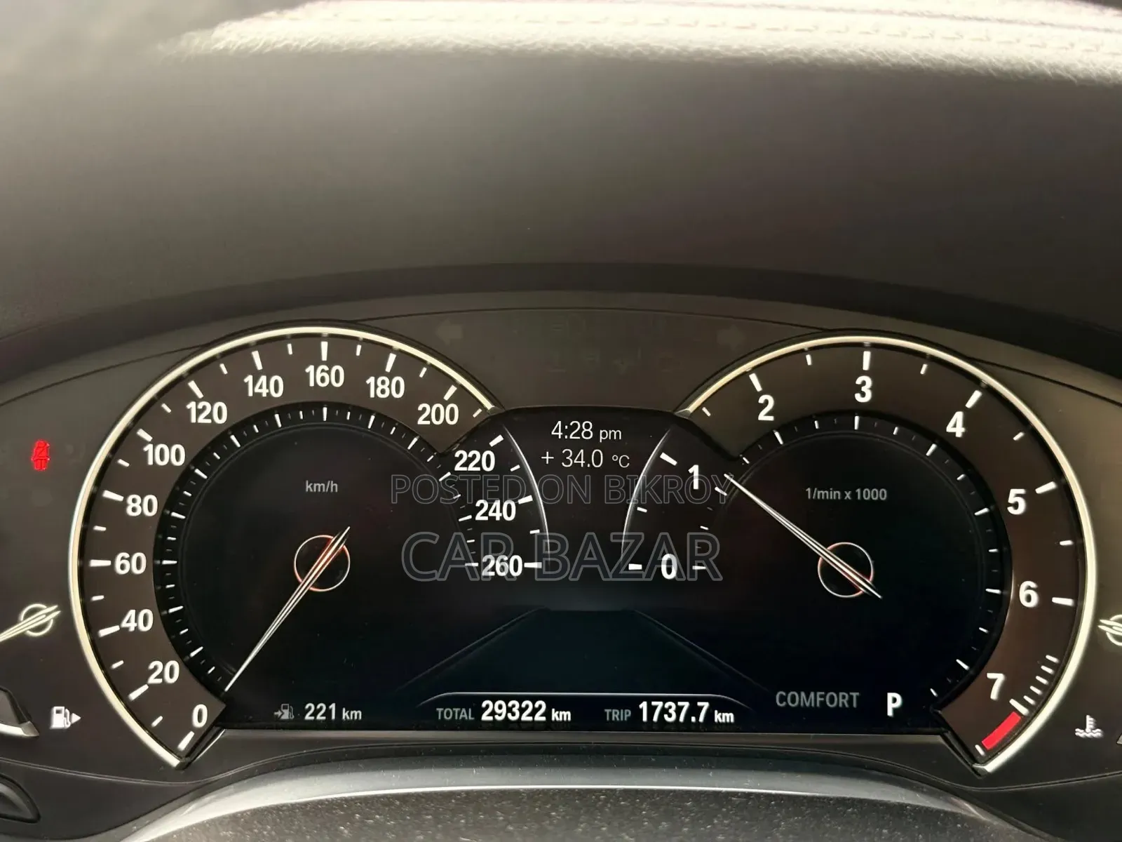 BMW 7 Series 730Li 2016 Gray