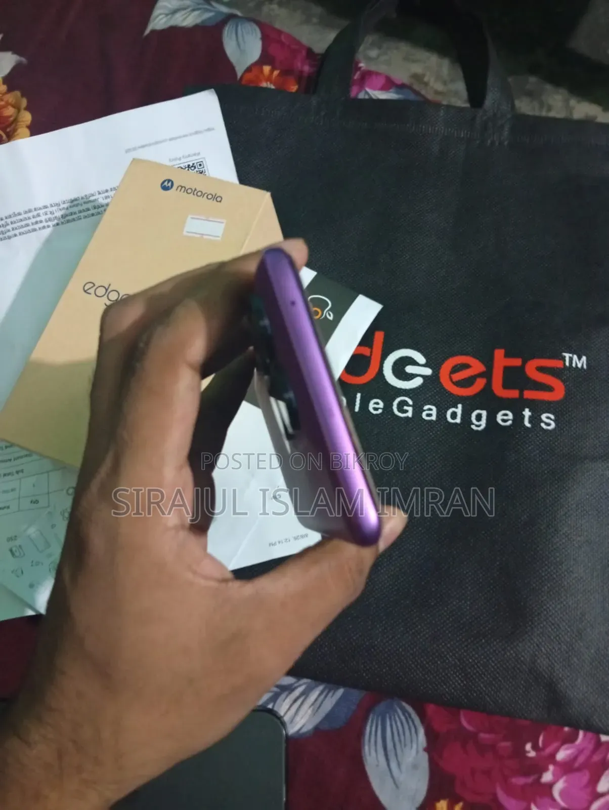 New Motorola Edge 60 Pro 256 GB Purple