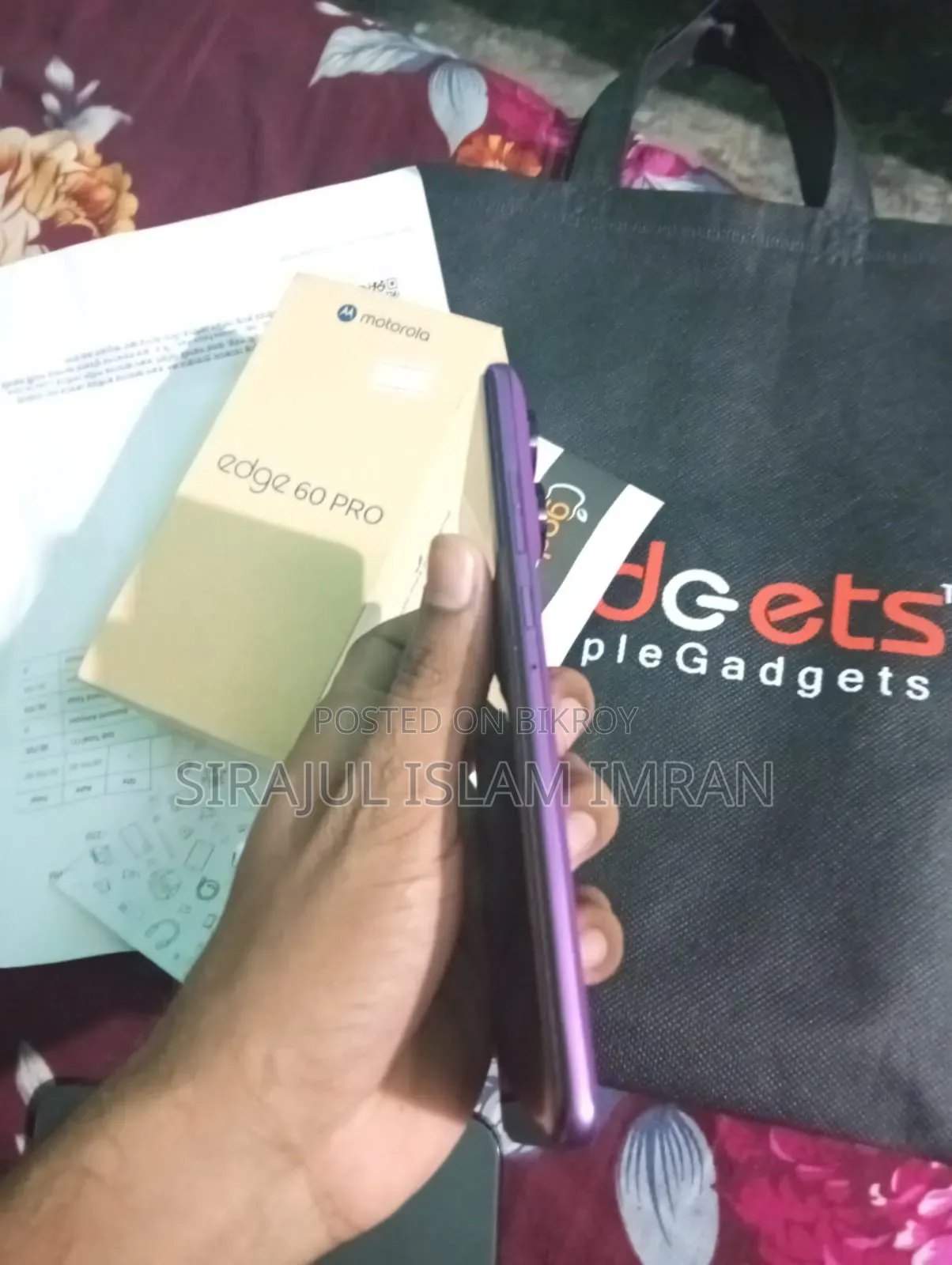 New Motorola Edge 60 Pro 256 GB Purple