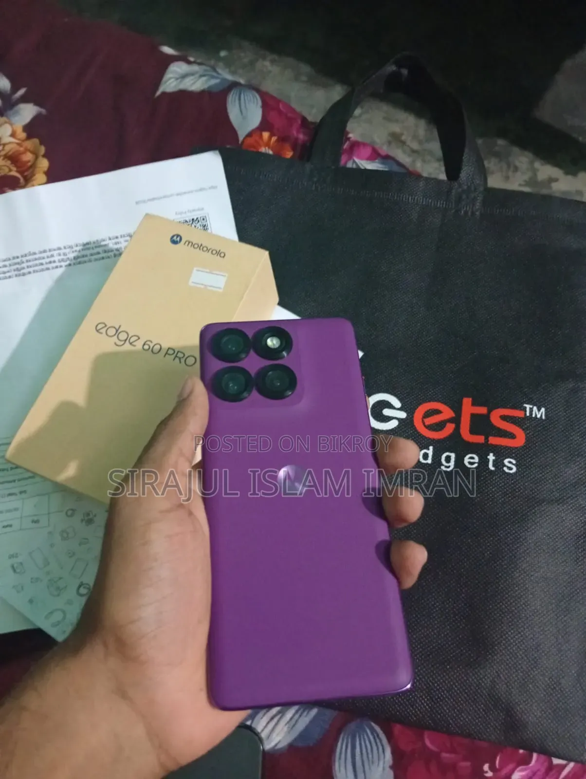 New Motorola Edge 60 Pro 256 GB Purple