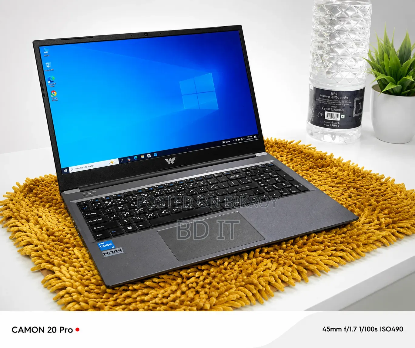 Laptop 4GB Intel Core i3 SSD 128GB