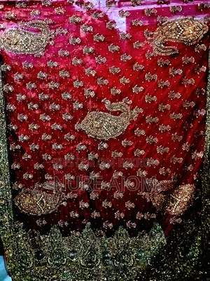 Heavy Zardozi & Stone Work Royal Bridal Saree