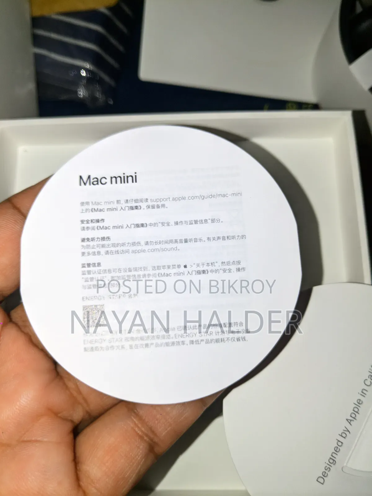 New Desktop Computer Apple Mac Mini M4 16GB Apple M4 SSD 256GB