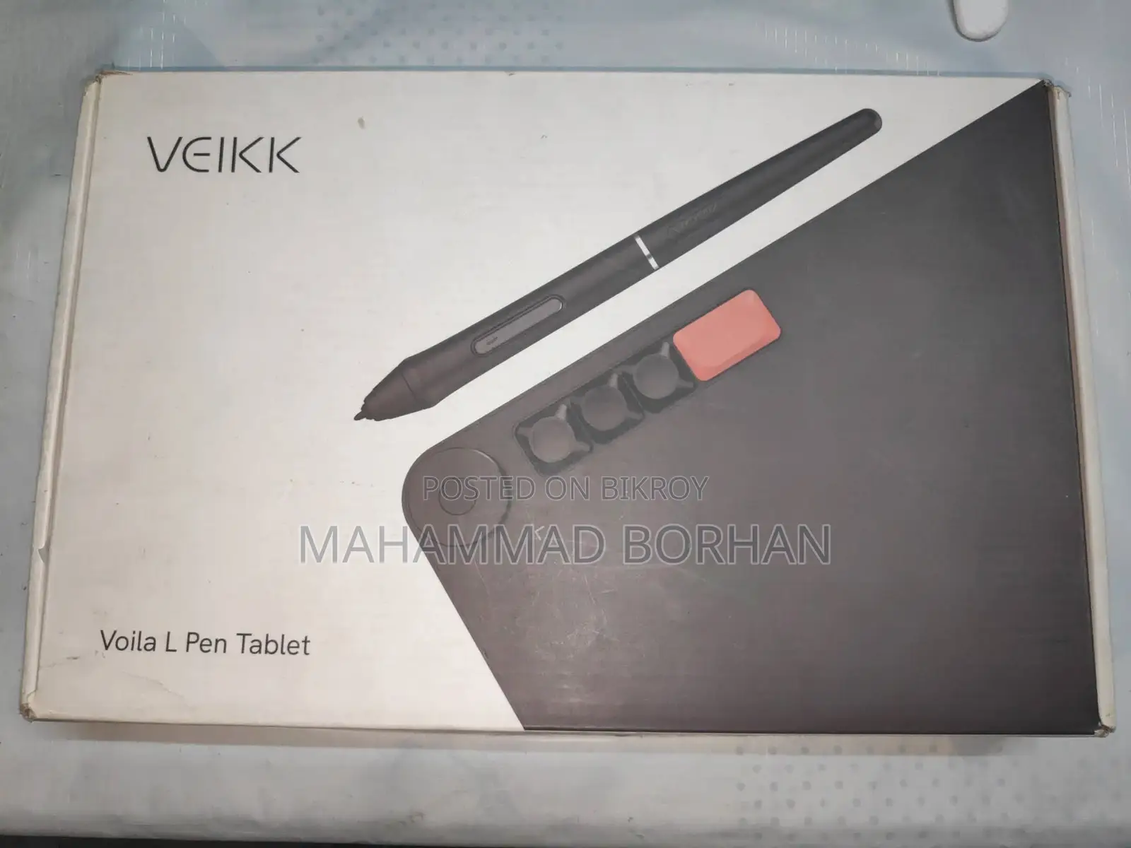 VEIKK Voila L (VO1060) গ্রাফিক্স পেন ট্যাবলেট - ফুল বক্স নতুনের মতো