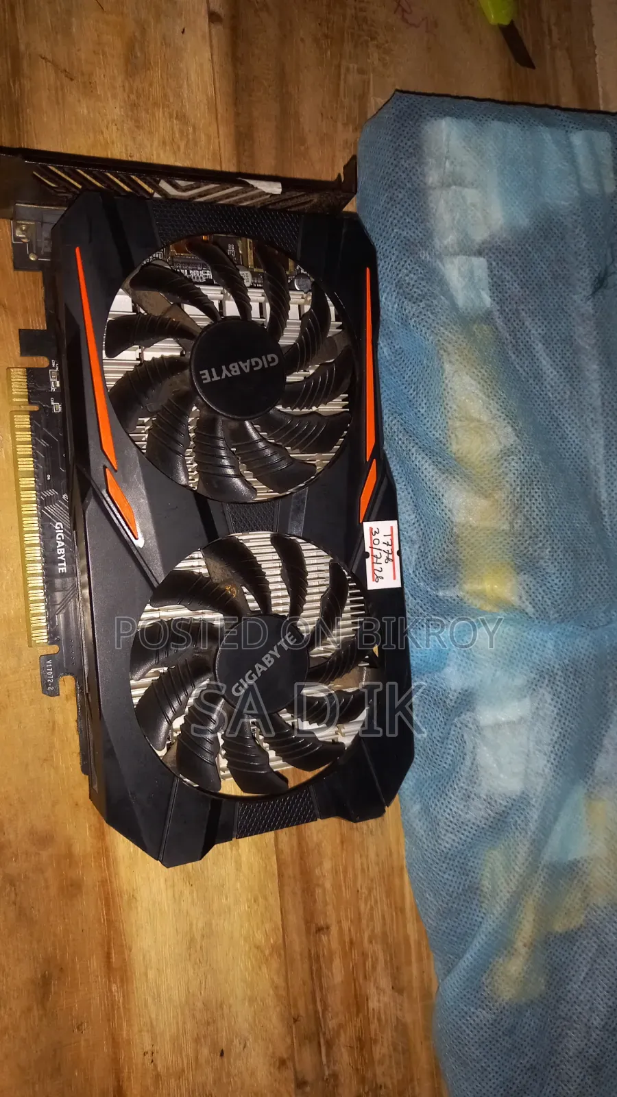 Gigabyte GTX 1050Ti 4GB DDR5 Graphics Card