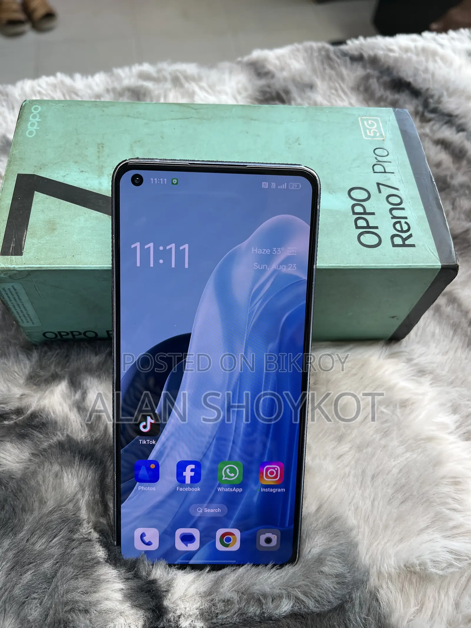 Oppo Reno7 Pro 5G 256 GB Blue
