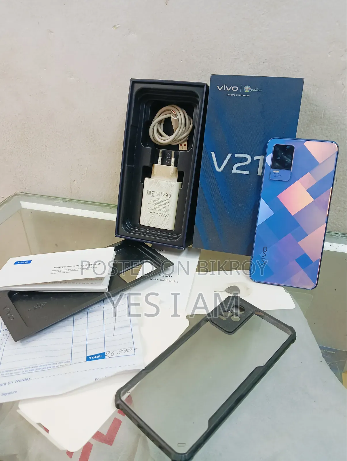 Vivo V21e 128 GB Graphite