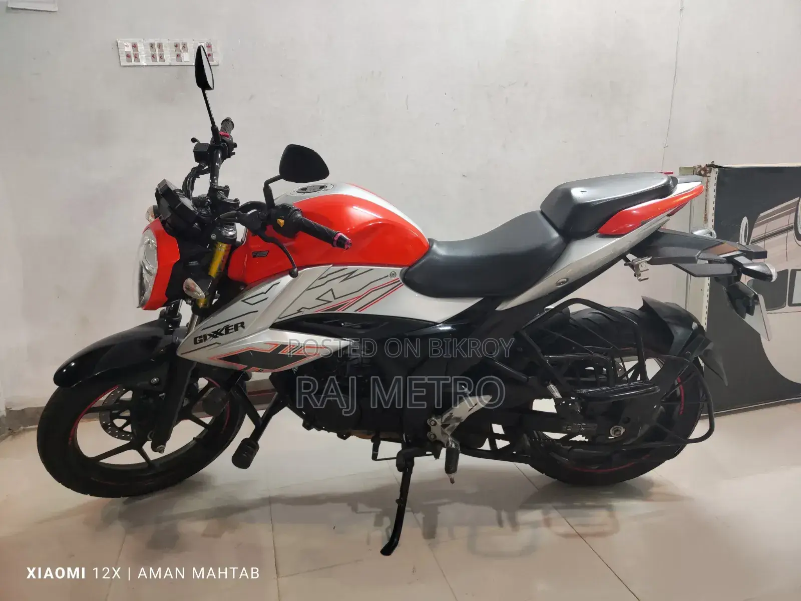 Suzuki Gixxer 2023 Orange