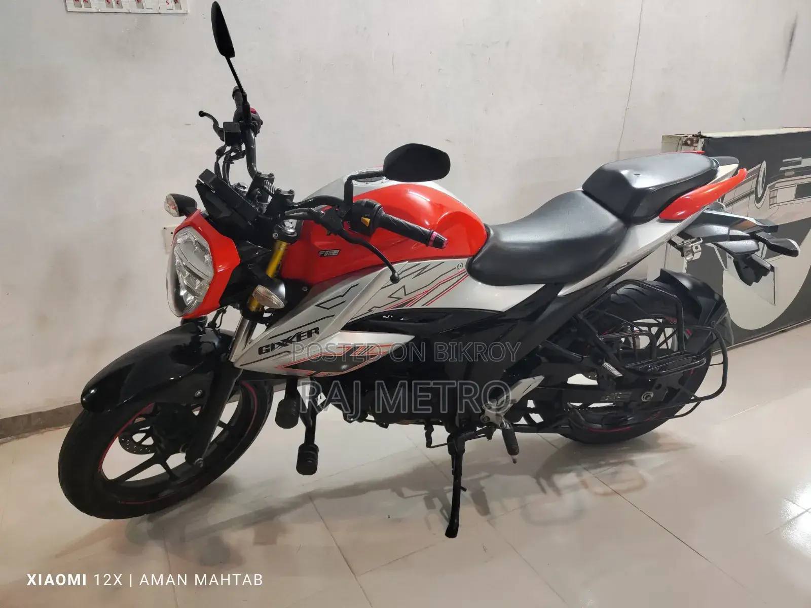 Suzuki Gixxer 2023 Orange
