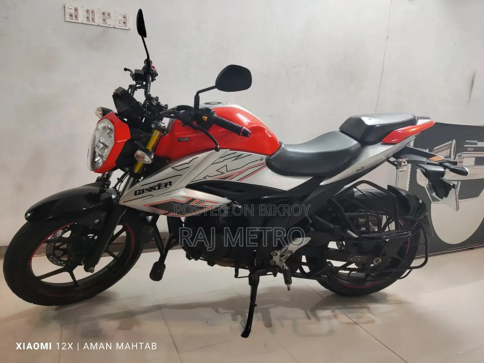 Suzuki Gixxer 2023 Orange