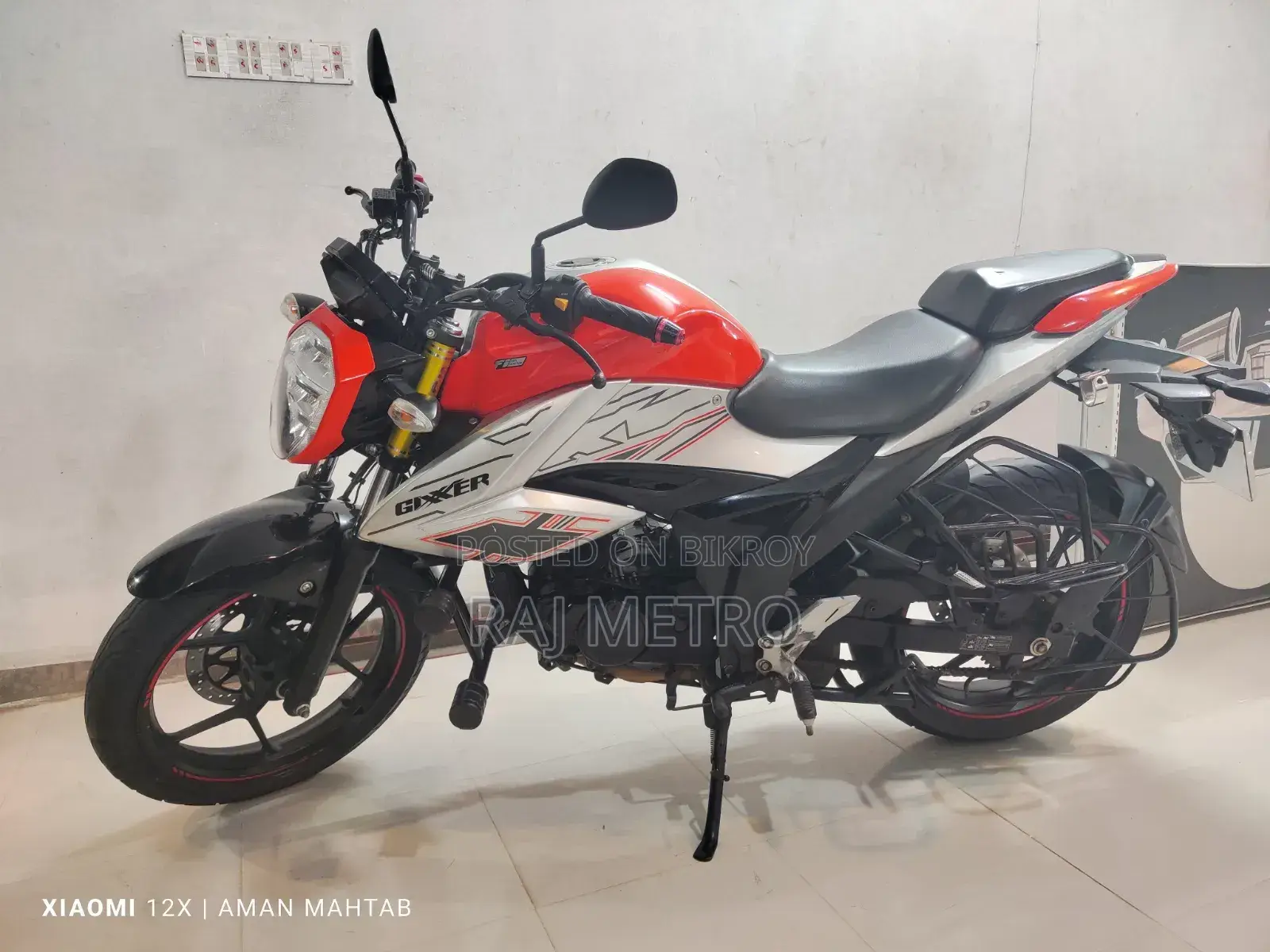 Suzuki Gixxer 2023 Orange