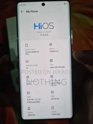 Tecno Spark 20 Pro Plus 256 GB Blue