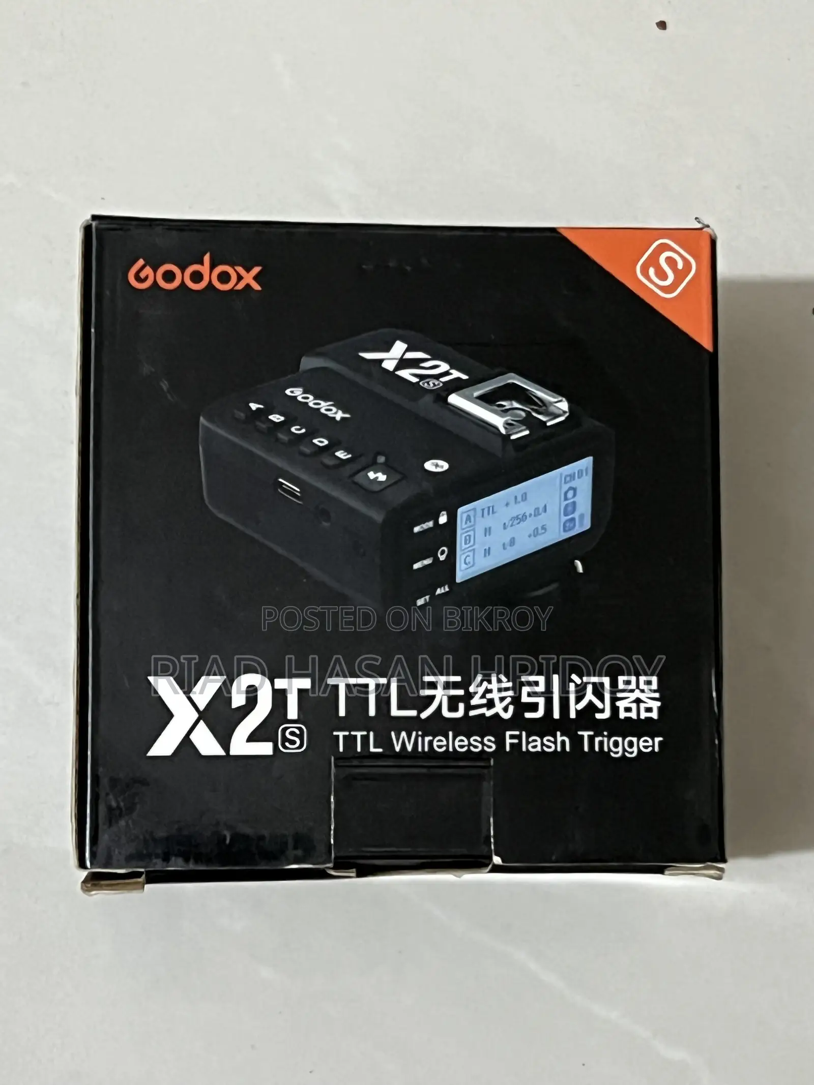 Godox X2T TTL ওয়্যারলেস ফ্ল্যাশ ট্রিগার (ব্র্যান্ড নিউ এর মতো / মাত্র একবার ব্যবহৃত)
