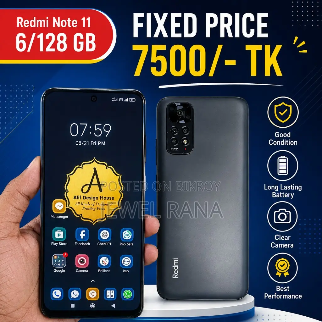 Xiaomi Redmi Note 11 128 GB Black