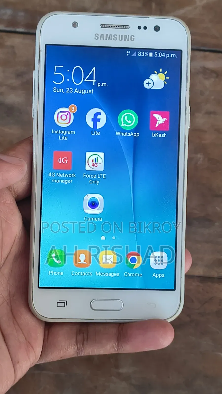 Samsung Galaxy J5 8 GB White
