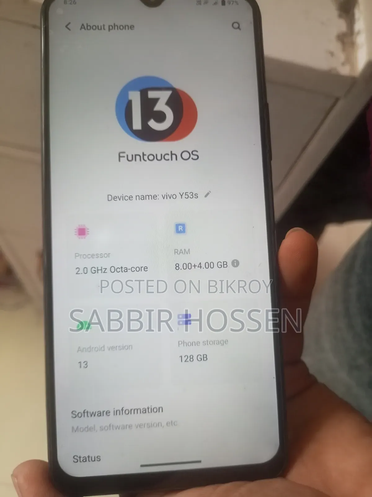 Vivo Y53s 128 GB Purple