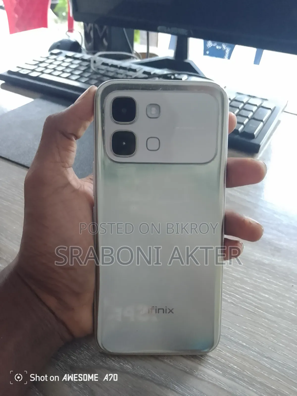 Infinix Note Edge 128 GB Silver
