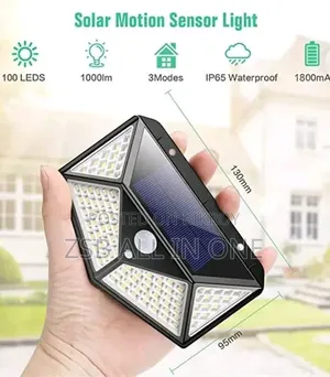 LED Solar, Motion Sensor Lamp for Outdoor