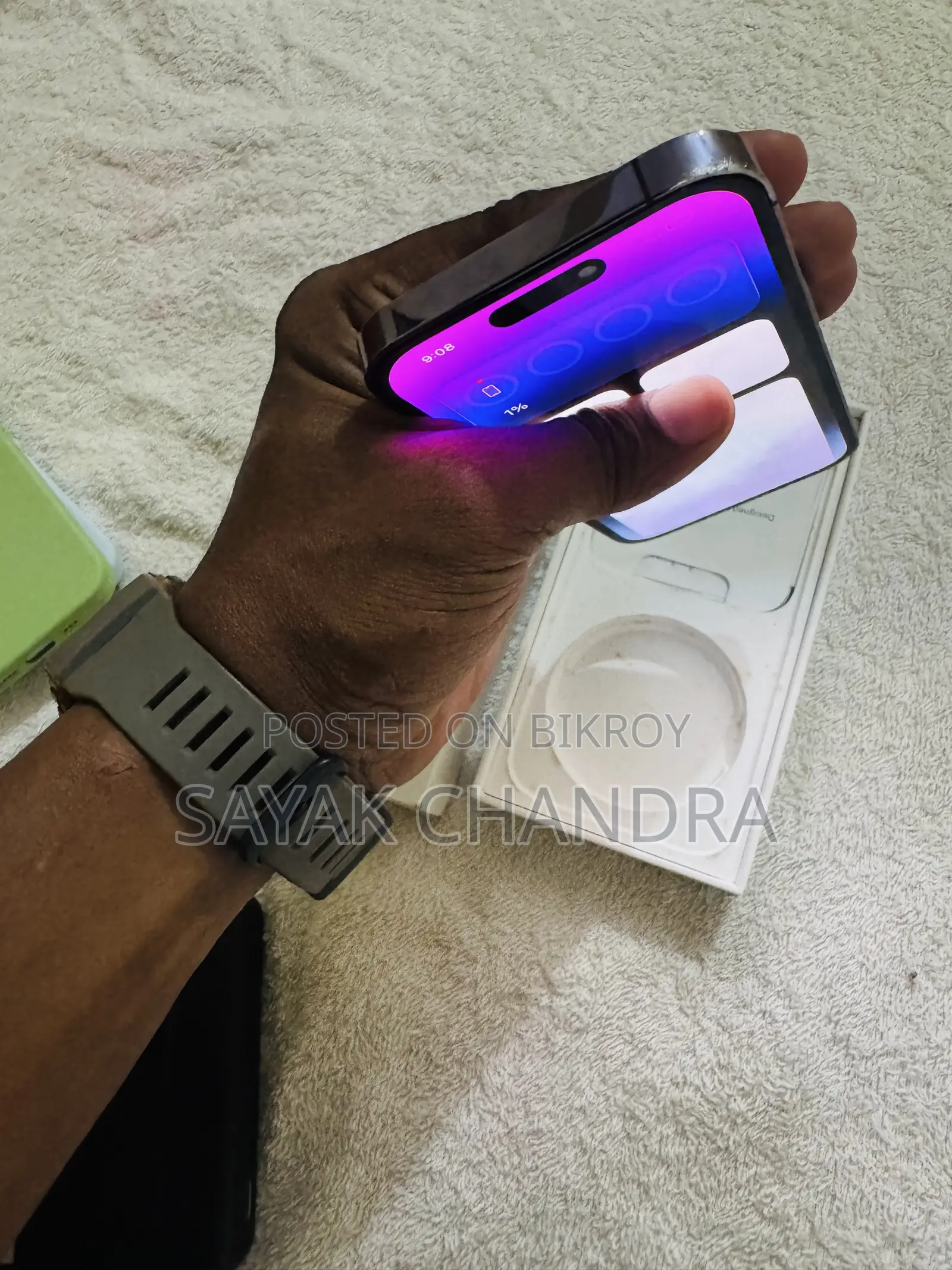 অ্যাপল আইফোন ১৪ প্রো ২৫৬ জিবি পার্পল