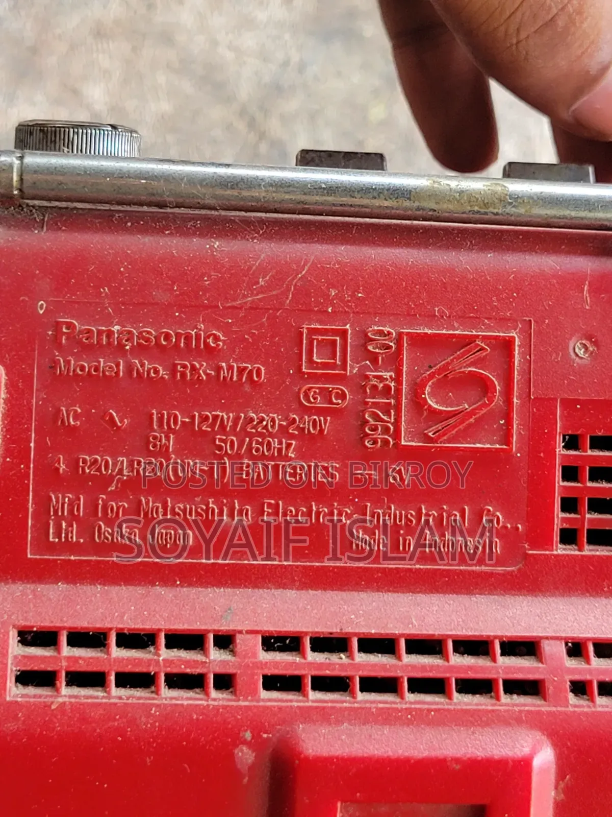 Panasonic RX-M70 Original Radio Cassette Recorder