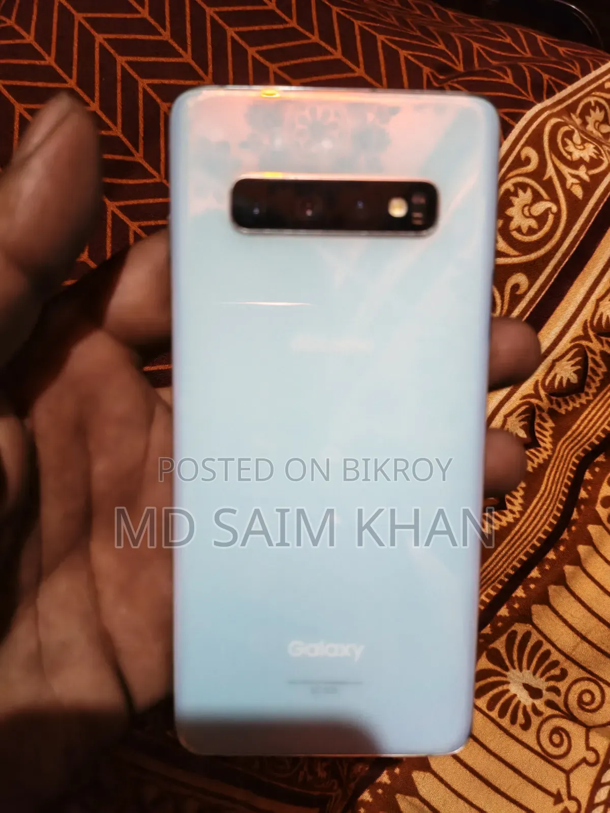 স্যামসাং গ্যালাক্সি এস১০ ১২৮ জিবি হোয়াইট