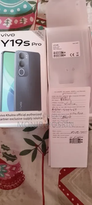 New Vivo Y19s Pro 128 GB Black