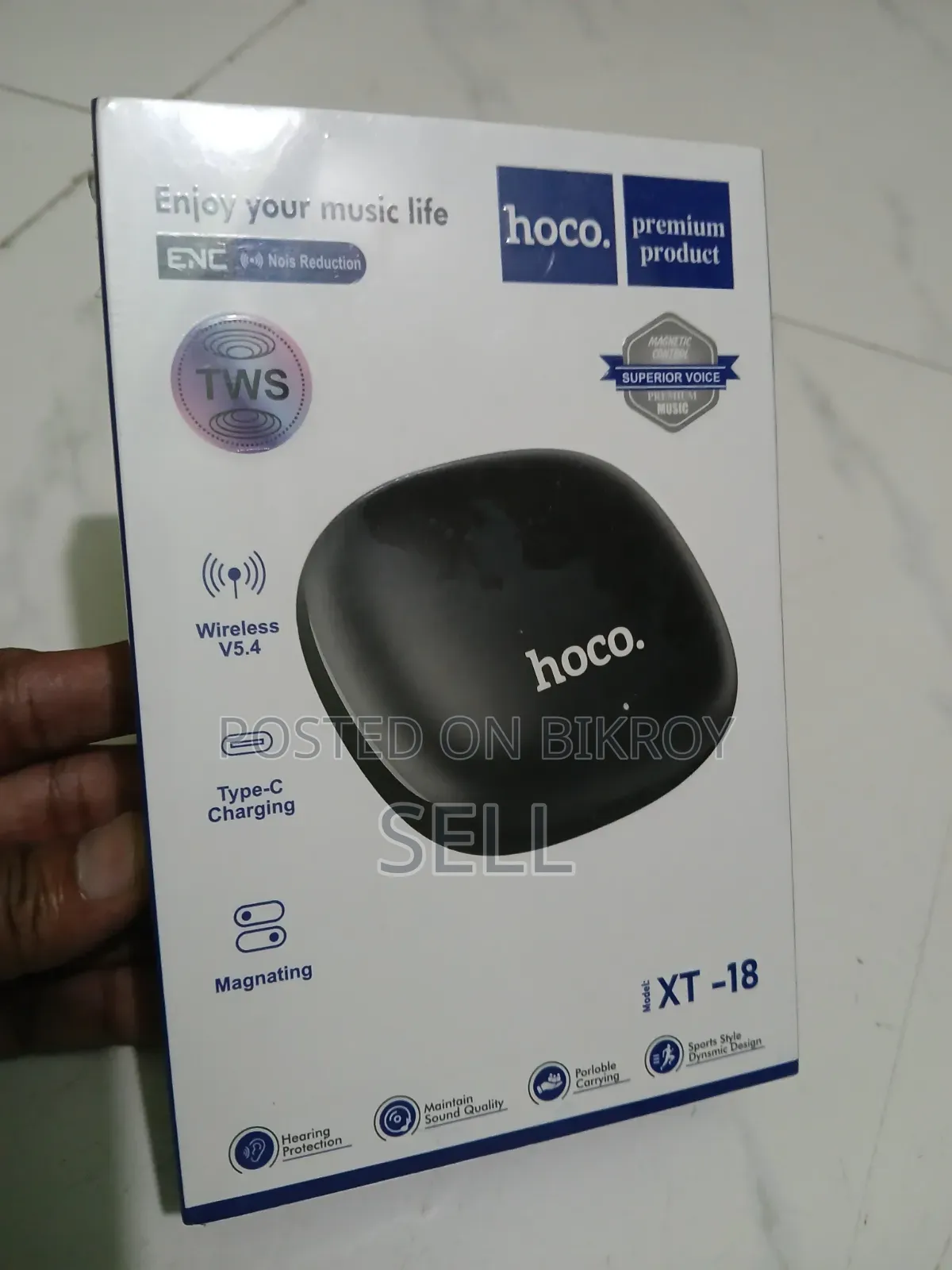 HOCO Xt-18 Earbuds Bluetooth