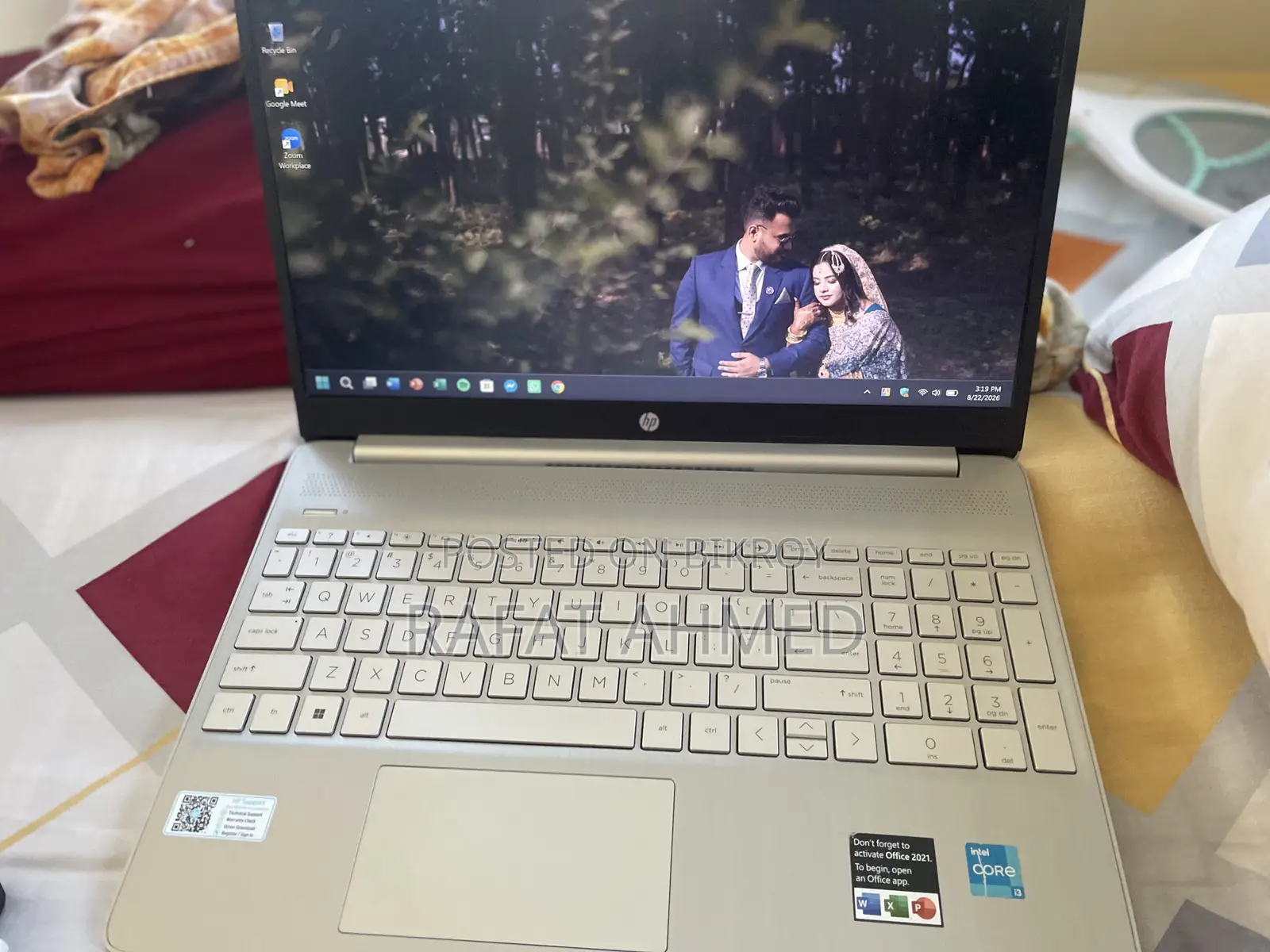 Laptop HP 15 8GB Intel Core I3 SSD 512GB