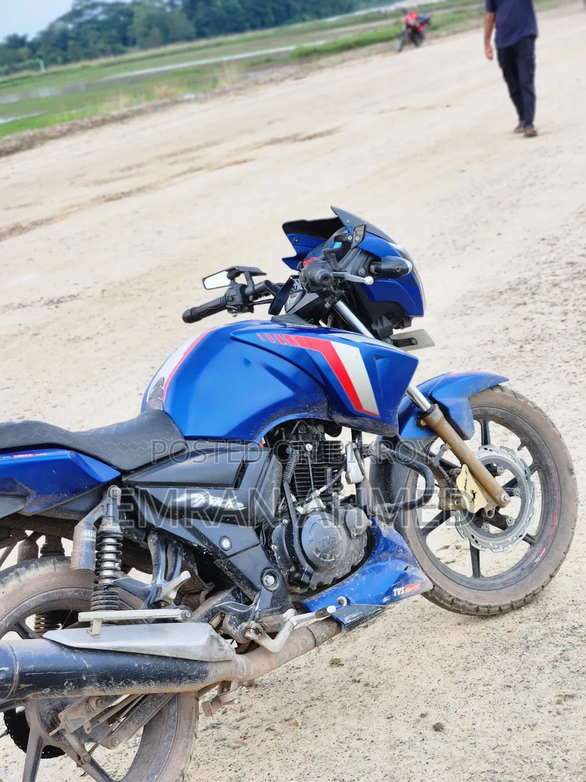 TVS Apache RTR 160 2V 2022 Blue