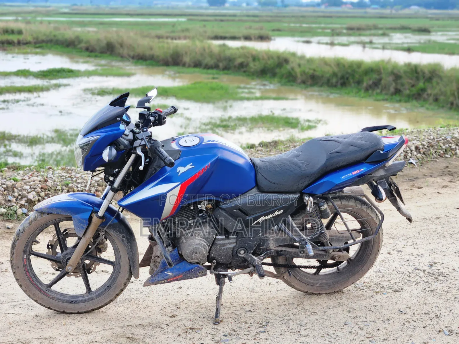 TVS Apache RTR 160 2V 2022 Blue