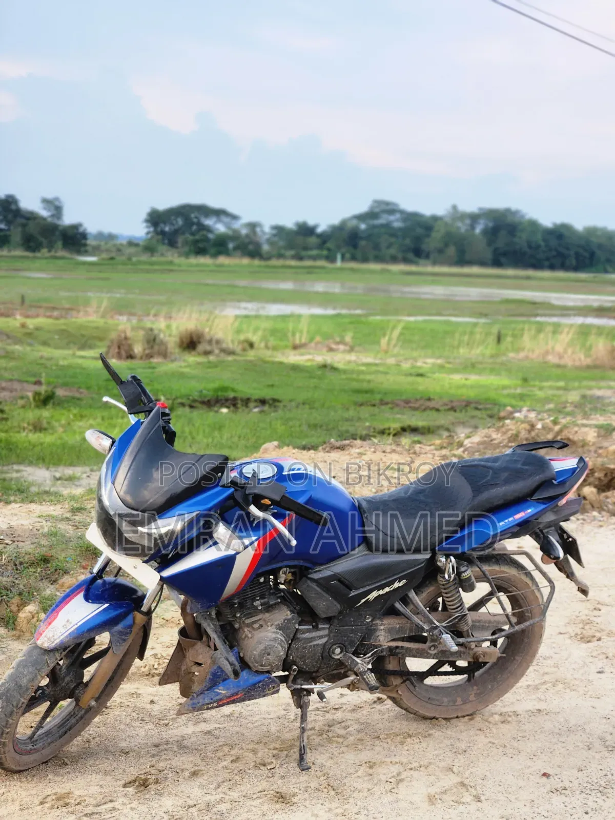 TVS Apache RTR 160 2V 2022 Blue